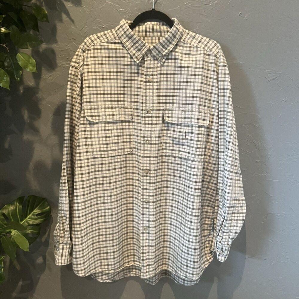 Woolrich Moccasin Plaid Flannel Regular Fit Utility Work Shirt XL Gorpcore 90s